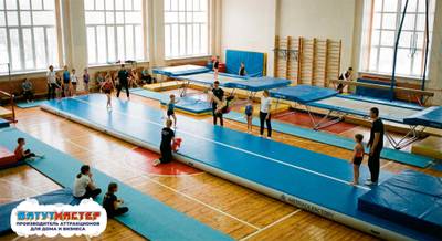 Комплект надувных спортивных разноуровневых матов