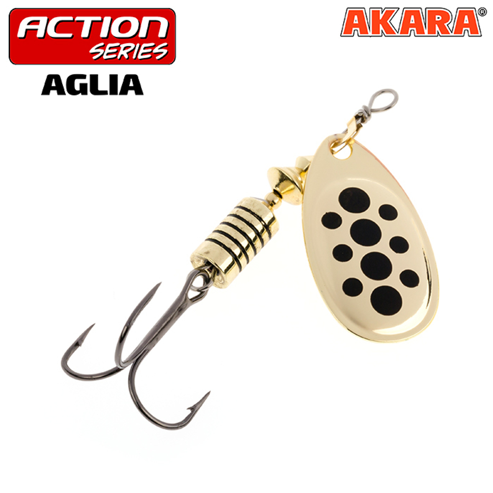 Блесна вращающаяся Akara Action Series Aglia 2 5 гр. 3/17 oz. A03