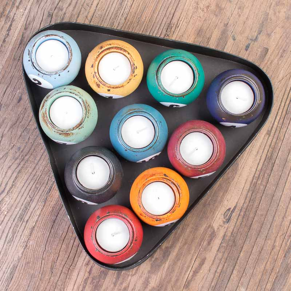 Подсвечники Бильярд, 31 см