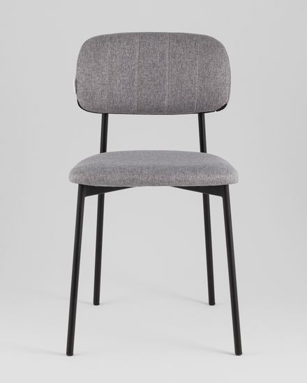 Стул Майло рогожка серый