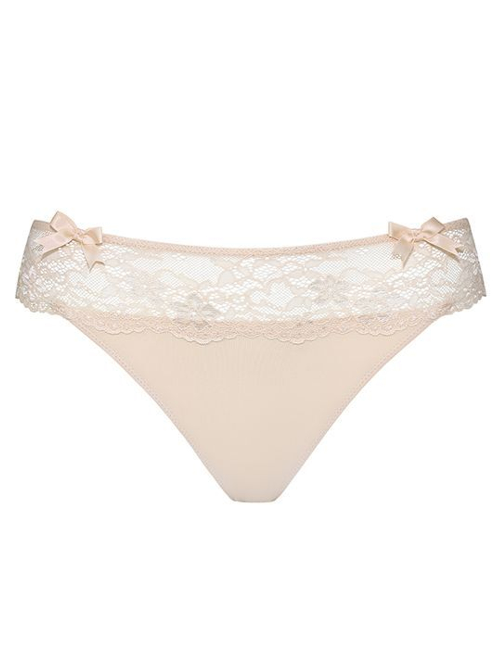 Трусы-слип из микрофибры и эластичного кружева Microlace