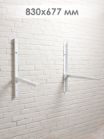 Кронштейн 500x600мм, S=2,5мм, (нагрузка 100 кг), пара SPL-5060УS