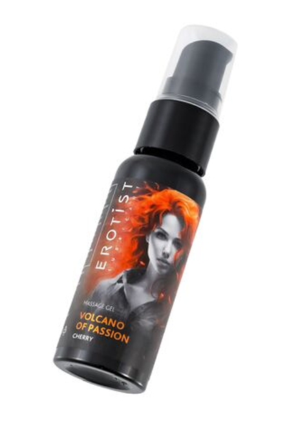 Гель с эффектом вибрации Volcano Of Passion со вкусом вишни - 25 мл.