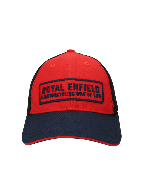 Кепка Royal Enfield, цвет - красный, 58 см, арт. RLCCAA210098 (CAA210003RED)