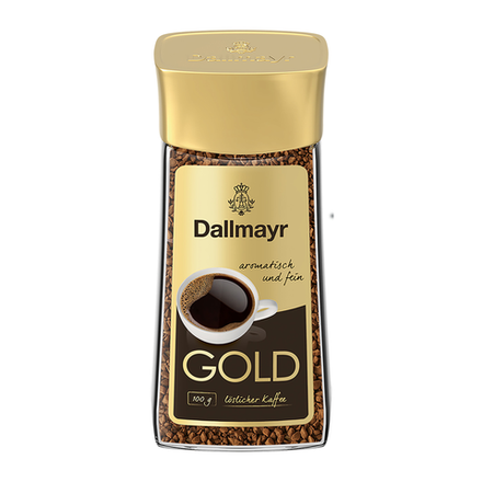 Кофе растворимый Dallmayr Gold, 100 г, стеклянная банка