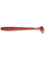 Приманка силиконовая Keitech Swing Impact 4.5" #417 Gold Flash Minnow, 3 упаковки по 6 штук