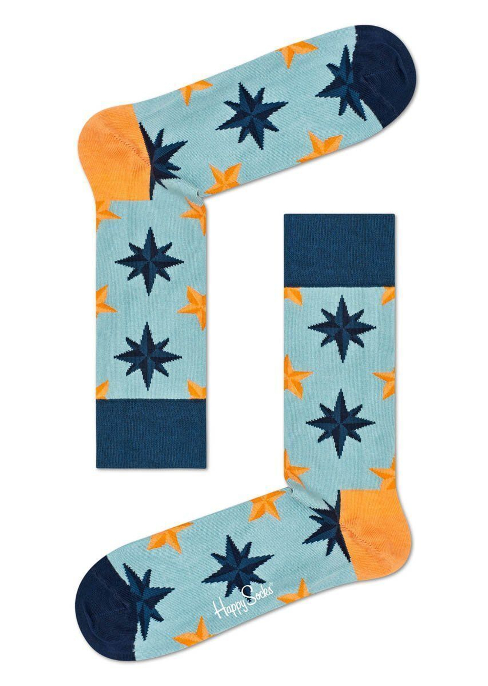Носки унисекс Nautical Star Sock со звездочками (Размер: 25) (Цвет: синий)