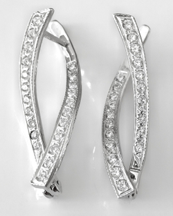 Серьги из серебра от бренда "Эстерелла"