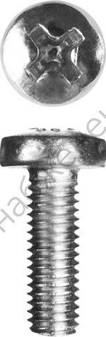 ЗУБР DIN 7985 M5 x 16 мм, кл. пр. 4.8, винт с полусферической головкой, цинк, 5 кг (303150-05-016)