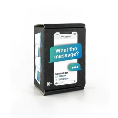 Настольная игра What the massage Месседж 16+