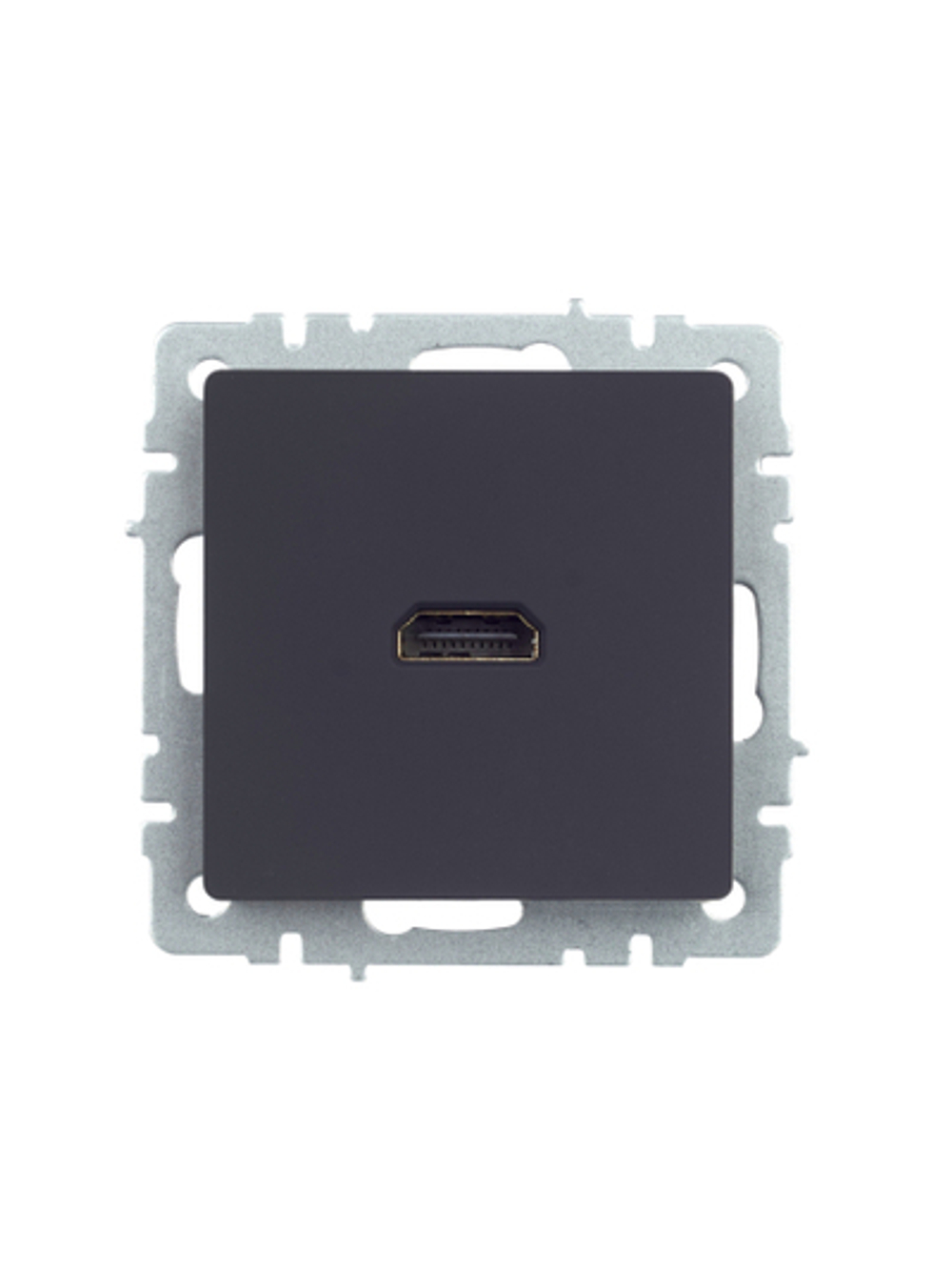 BRITE Розетка HDMI РHDMI-0-БрГ графит IEK