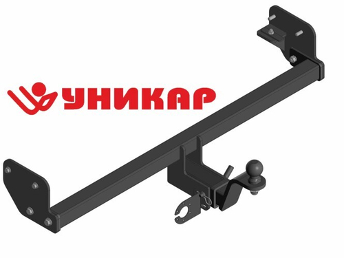 Фаркоп Hyundai Creta с 2016- (без электрики) под квадратное дышло (Уникар)