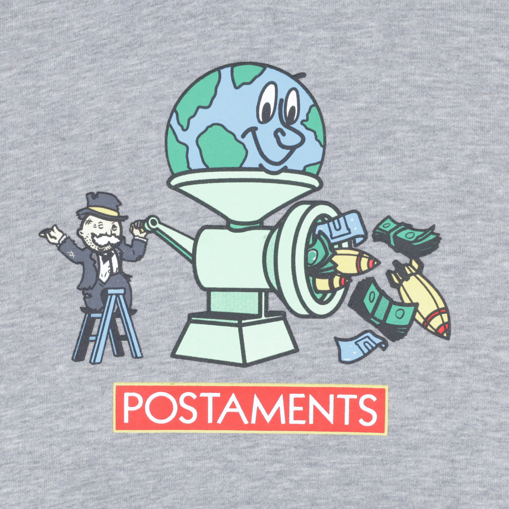 Худи Postaments Monopoly (heather grey) артикул: - купить в магазине Дайс