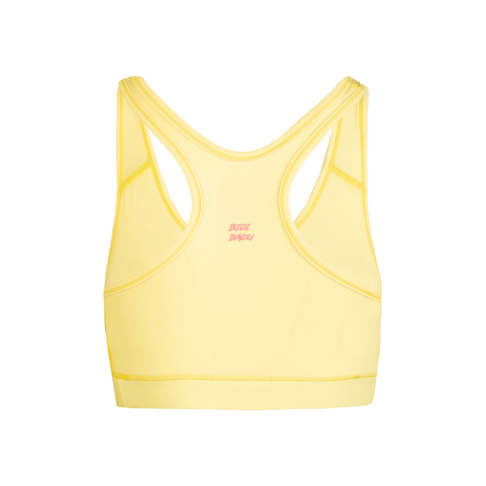 Женская теннисная майка BIDI BADU Waris Tech 2in1 Tank Top Women - Yellow, Pink