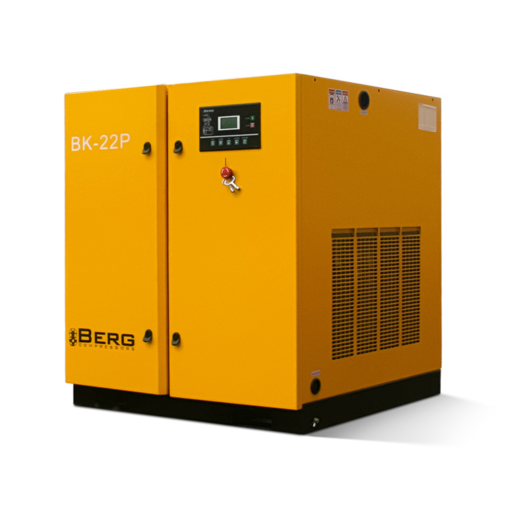 Винтовой компрессор berg вк-22р-е ip54 с частотником 10 бар
