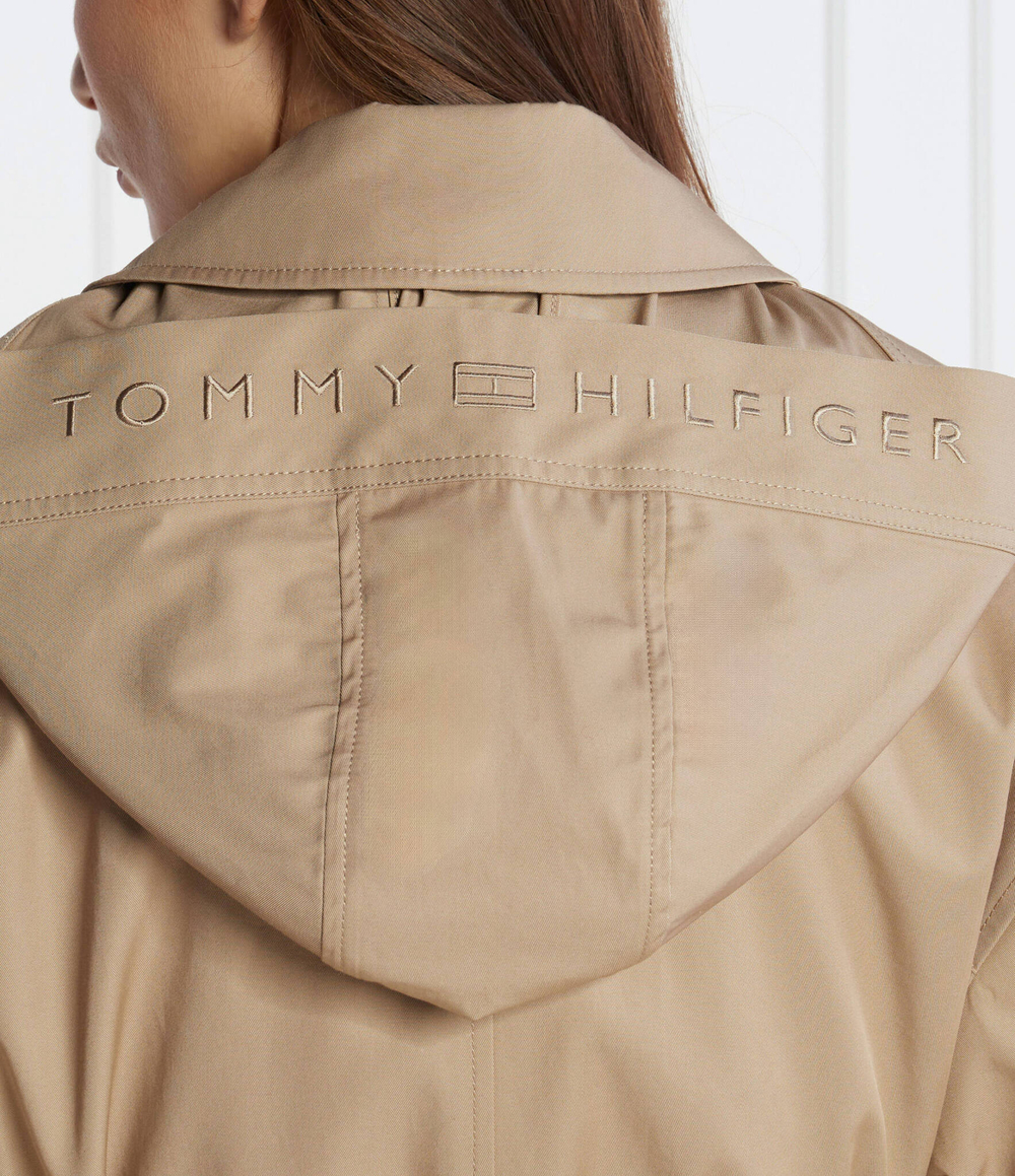 Тренч Tommy Hilfiger - бежевый(WW0WW40317)