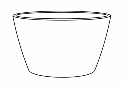 Кашпо, коллекция Classic, форма BOWL