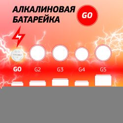 Батарейки Трофи G0 LR521, LR63 ENERGY POWER Button Cell