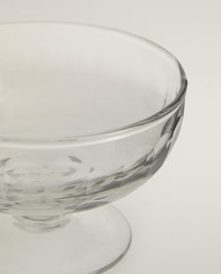 Zara Home бокал из стекла, цвет прозрачный, 9 см