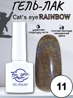 Гель-лак FOR YOU Cat's eye RAINBOW № 11