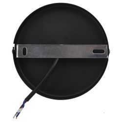 Светильник подвесной (подвес) ЭРА PL2 BK/RC металл, E27, max 60W, высота плафона 200мм, подвеса 780мм, черный/медь