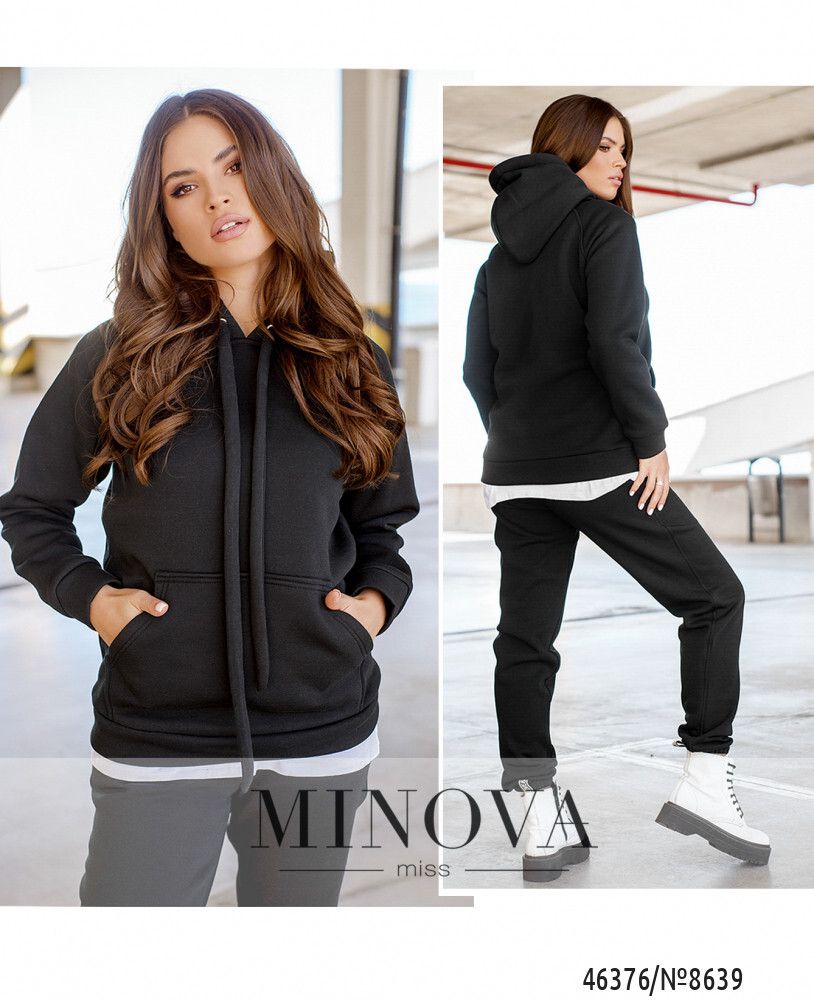 Костюм 8639-черный Minova