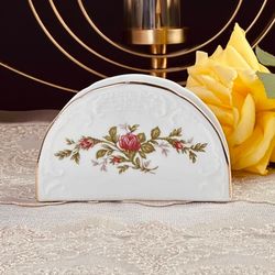 Lenardi 205-381 Салфетница ДОМИНИКА в под.уп.(х48)Фарфор