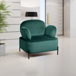 Кресло Dandy, бархат изумрудный 87