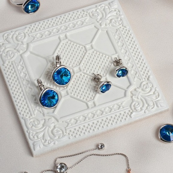 Серьги Fiore Luna Royal Blue Delite 2 A1902.23 BL/S