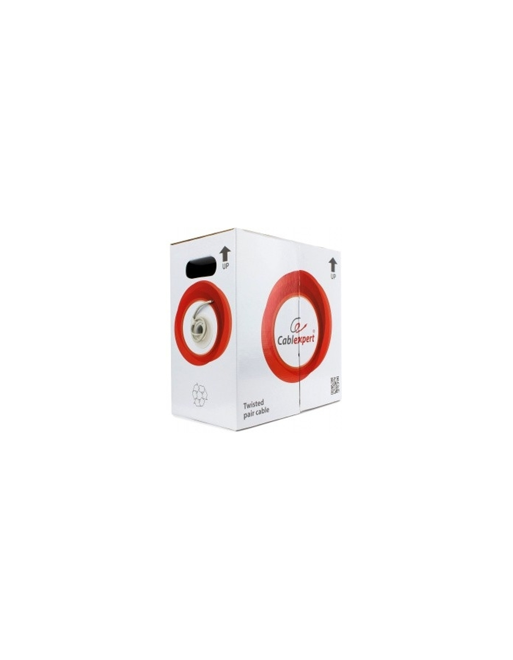 Cablexpert [UPC-6004-SOL] Кабель UTP кат.6, 4 пары, 0.57mm CCA одножильный серый (305м)