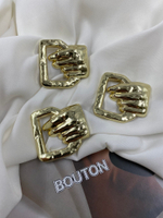 Пуговицы Скиапар. "Рука" глянцевое золото