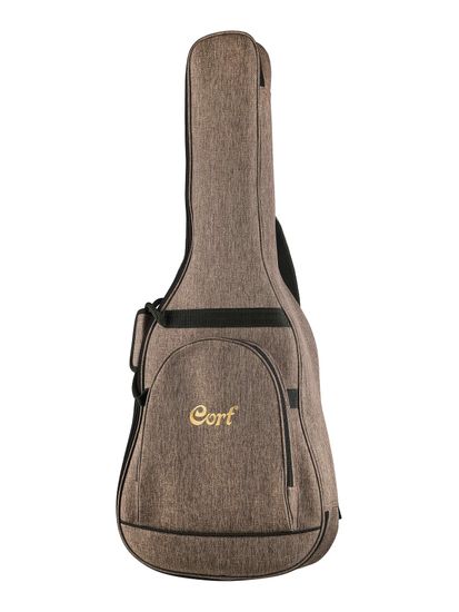 Классическая гитара со звукоснимателем, чехол, Cort CEC7-NAT-WBAG