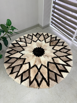 Ковер шкура натуральная овчина меховой