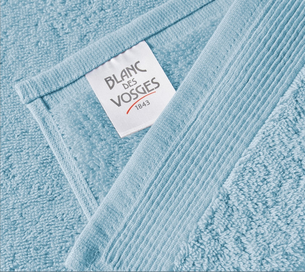 Полотенце Uni Bleuet Blanc des Vosges 40x60 Голубой