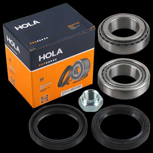 Подшипник ступицы ВАЗ 2121 Нива с сальником, гайками 2шт Hola