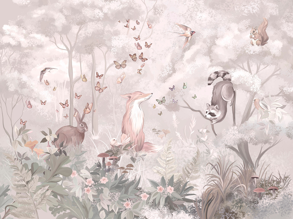 Дизайнерские обои Wall Street Fauna