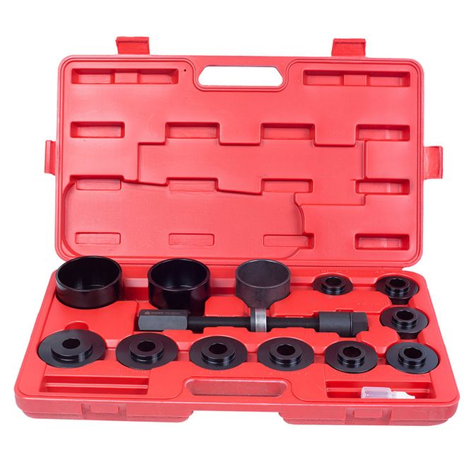 МАСТАК (100-30014C) Набор оправок для монтажа и демонтажа ступичных подшипников, кейс, 14 предметов