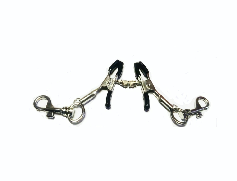 Зажимы на соски с карабином