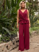 Комбинезон Просто шик (винный) К15636-55М LT Collection