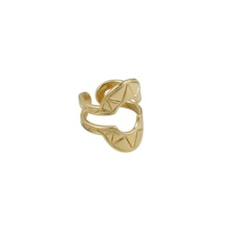Кольцо Ciclon с золотым покрытием Amanecer Oro 16.5 мм KORO551-42-9