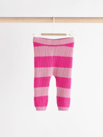 Вязаный джемпер и легенсы в комплекте для малышей Next Q94-939, Розовый