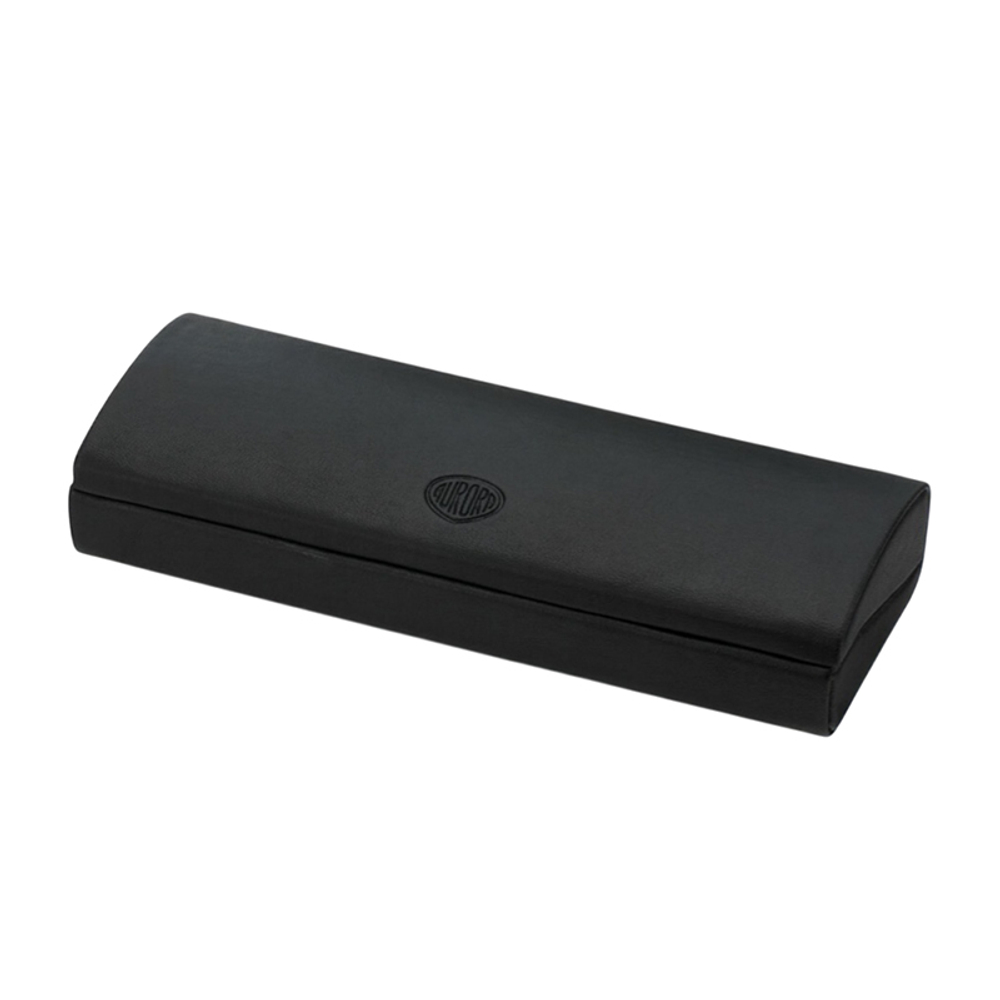 Перьевая ручка Aurora Style Resina Matt Black CT, перо - M, в подарочной коробке