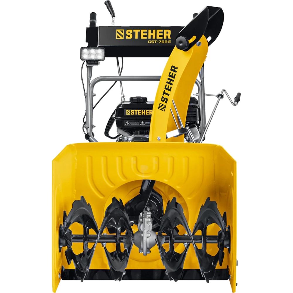 STEHER GST-762E снегоуборщик бензиновый 7 л.с, ковш 62 см, выброс 12 м, 6 вперед/2 назад