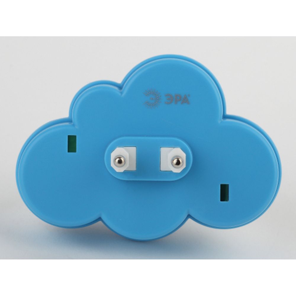 Ночник - светильник светодиодный ЭРА NN-605-LS-W в розетку с датчиком освещенности белый