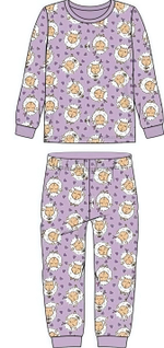 Пижама для девочки р.122-64 сиреневый