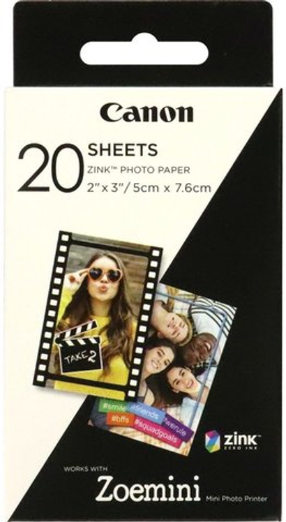 Фотобумага (кассета) CANON ZP-2030 Zink Paper (20 листов) для Canon Zoemini