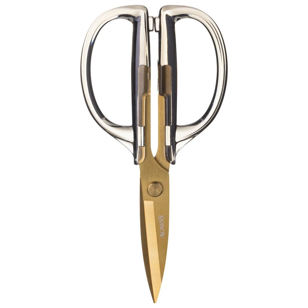 КУХОННЫЕ НОЖНИЦЫ ЦВЕТ СЕРЫЙ, ТИТАНОВОЕ ПОКРЫТИЕ ЛЕЗВИЯ, 19,5 СМ