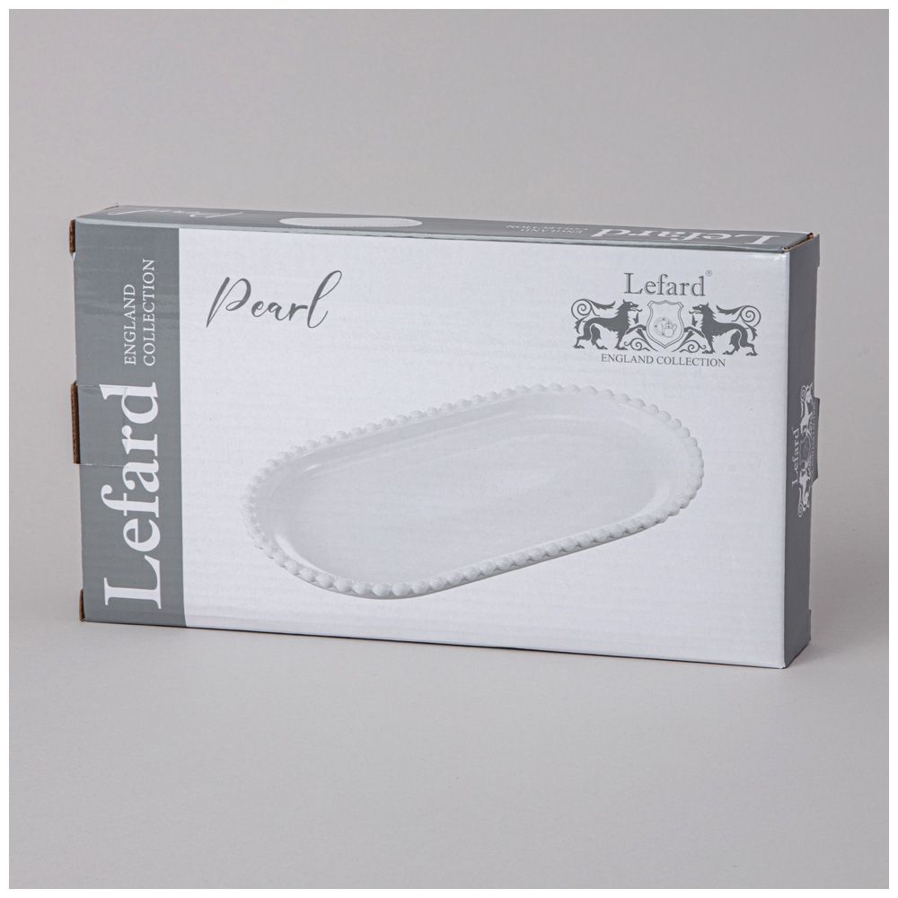 БЛЮДО ОВАЛЬНОЕ LEFARD "PEARL" 25*14,5*2,5 СМ (КОР=36ШТ.)