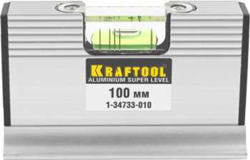 Уровень строительный для "водных" работ 100 мм KRAFTOOL, 1-34733-010