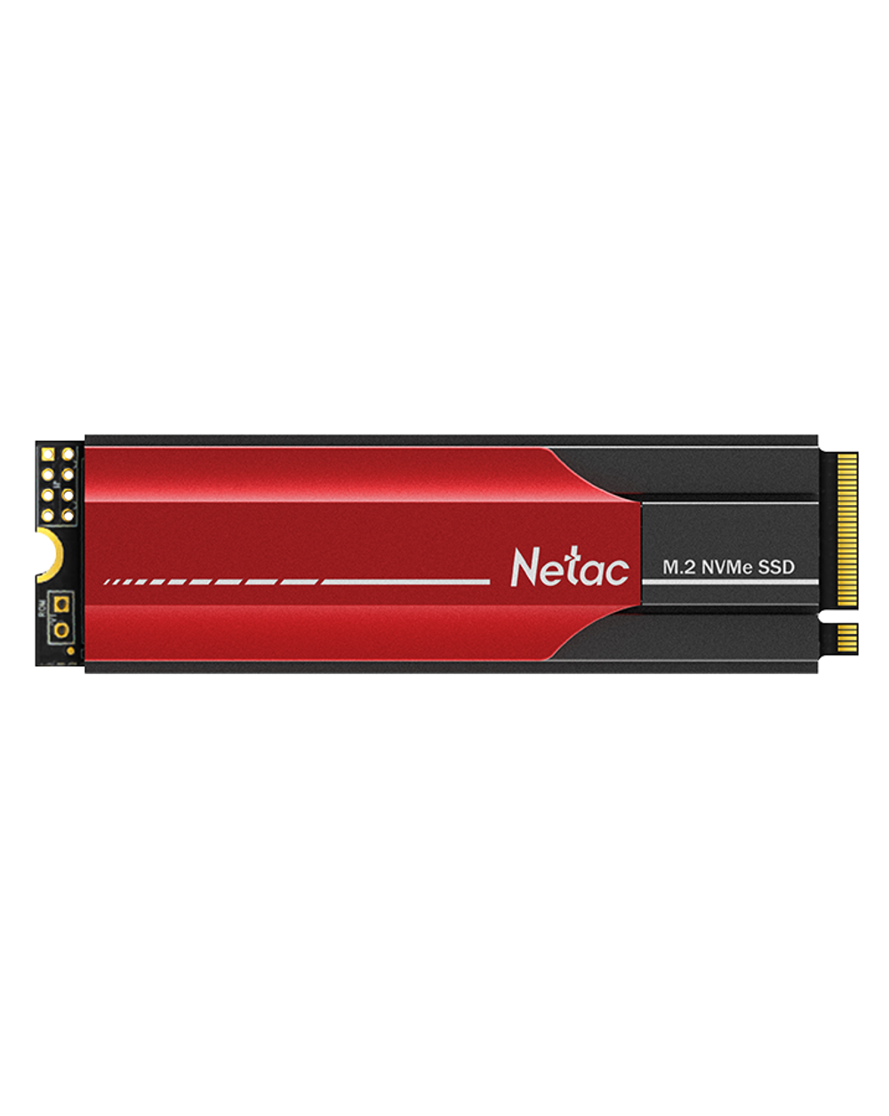 Ssd накопитель Netac SSD N950E Pro 2TB PCIe 3 x4 M.2 2280 NVMe 3D NAND, R/W up to 3500/3000MB/s, IOPS(R4K) 400K/380K, TBW 1600TB, 2048MB DRAM buffer, with heat sink, 5y wty